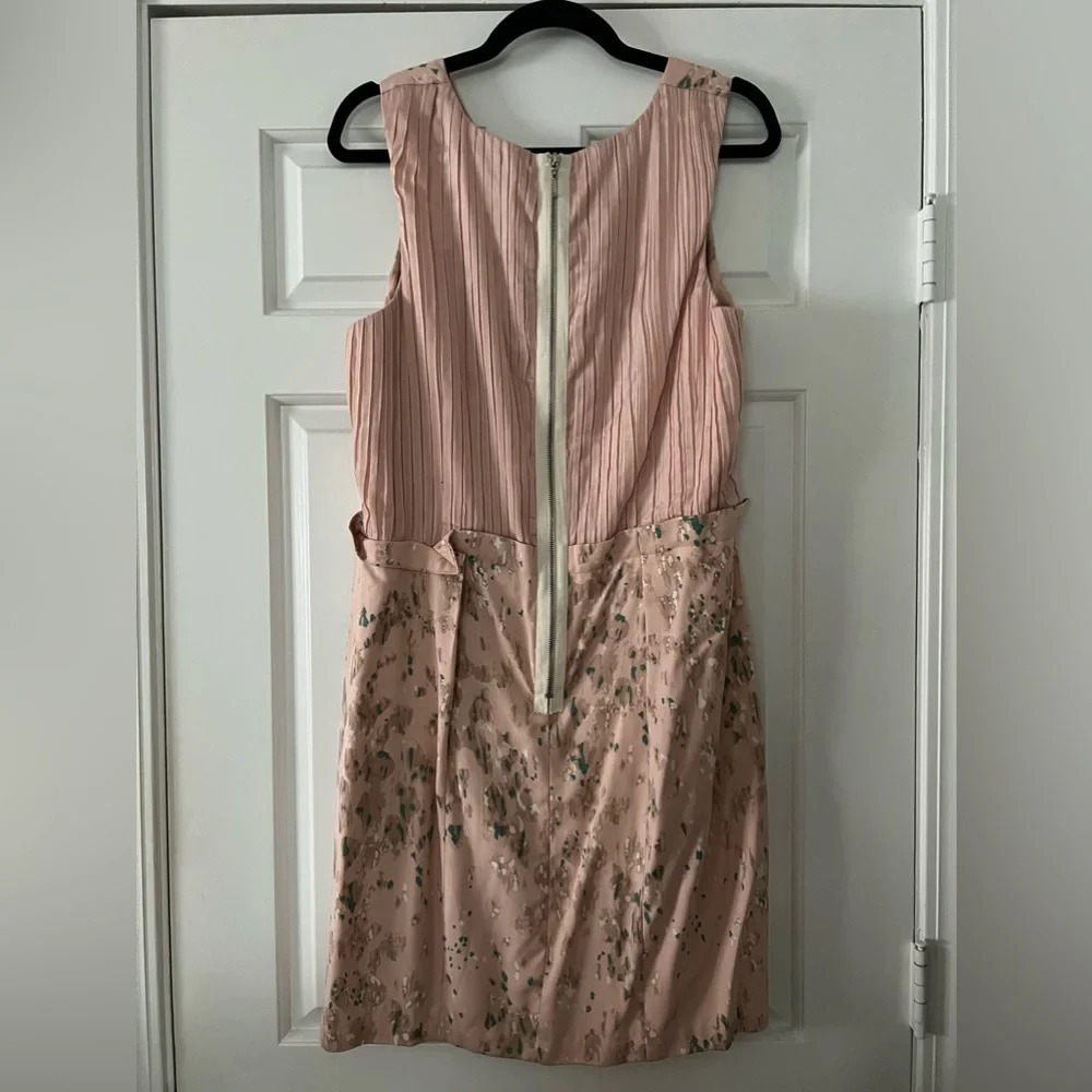 Poleci Silk Sheath Sleeveless Dress sz 10 - Picture 2 of 3